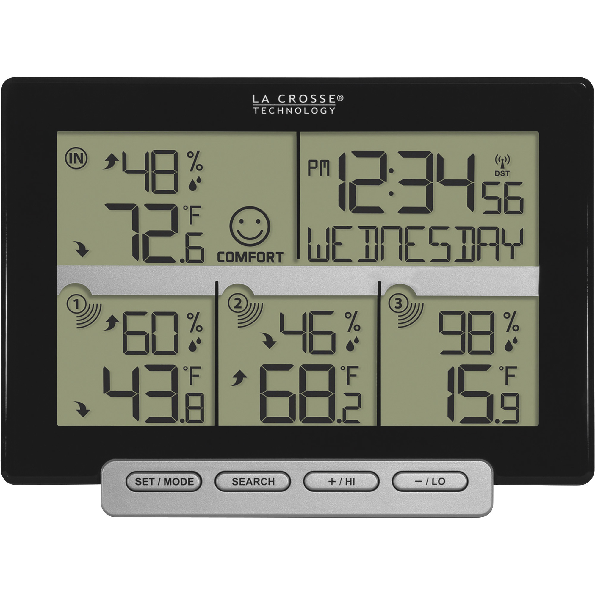 La Crosse Technology Wireless Weather Station with 3 Sensors, Model# 308-1412-3XT-INT